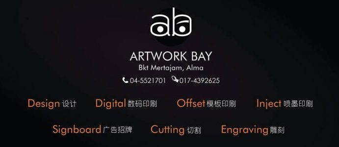 artwork bay penang printing advertising