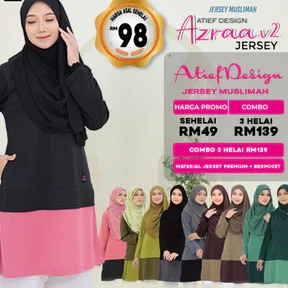 atief design tshirt muslimah