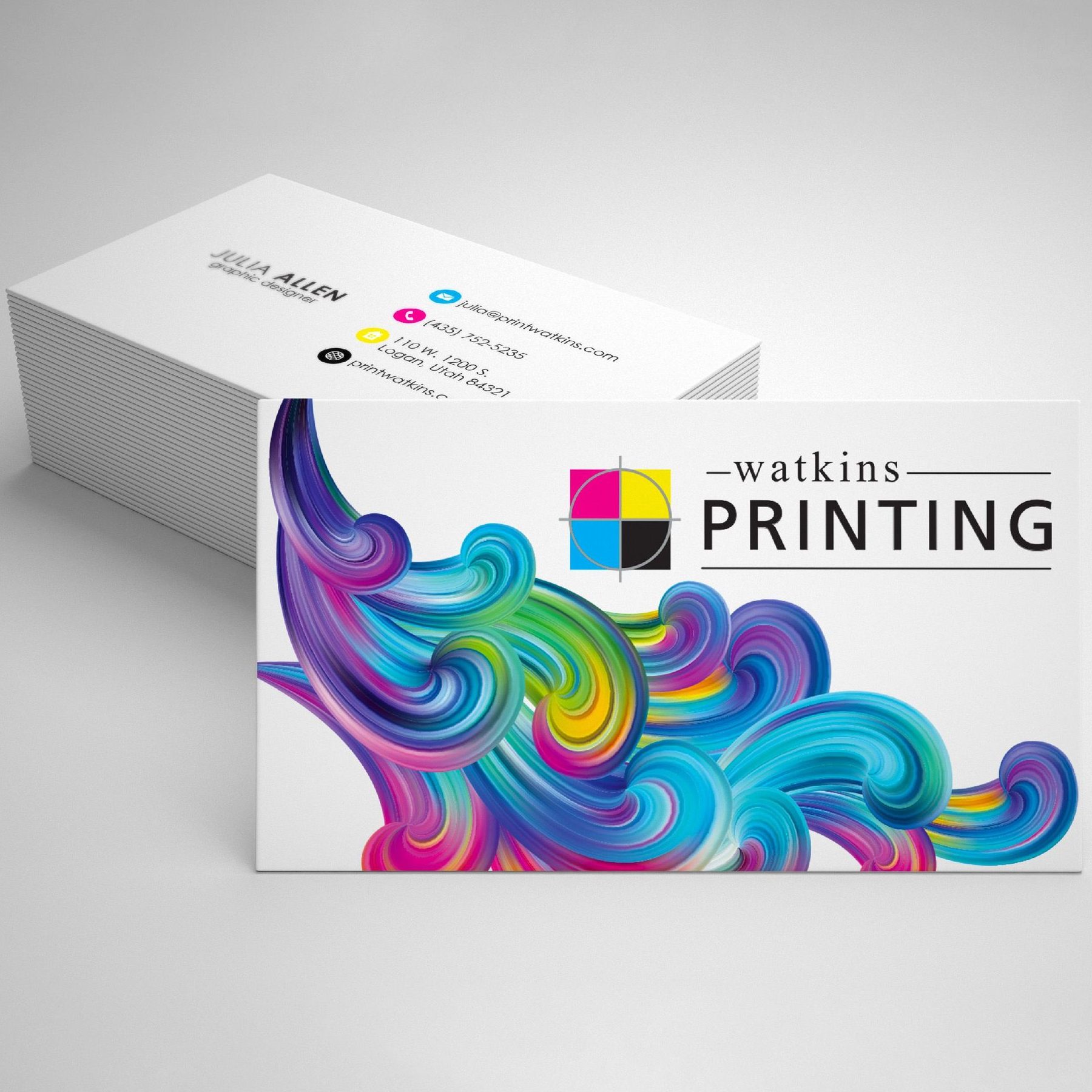 business card design print