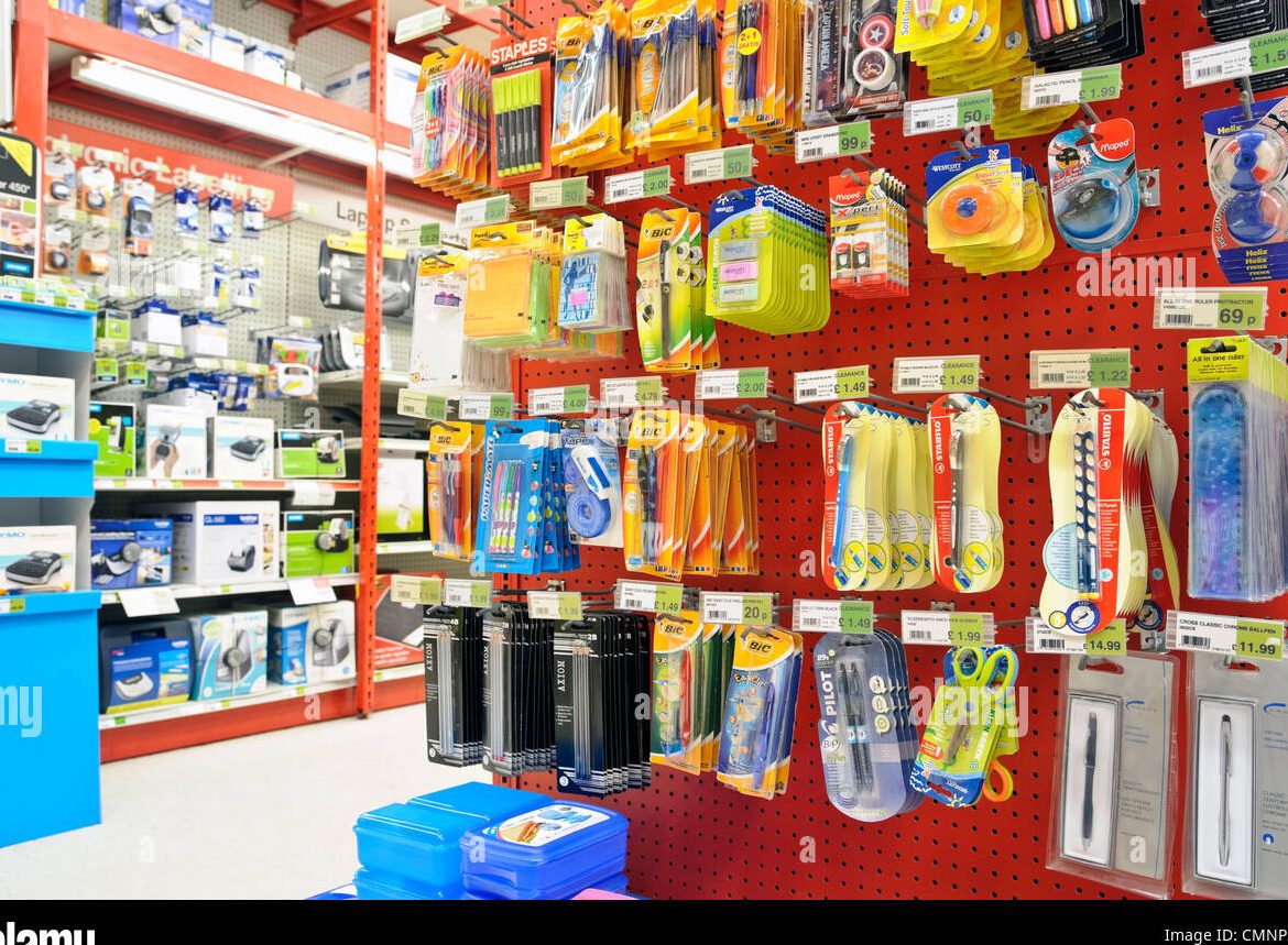 et stationery shop office supplies