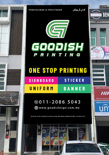 Goodish Printing | Sticker Signboard Billboard T-shirt Name Card Flyers