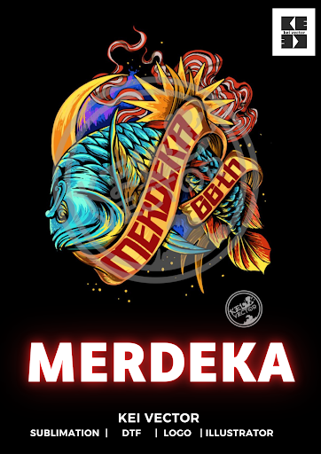 T shirt custom k vector (Wan Faez)