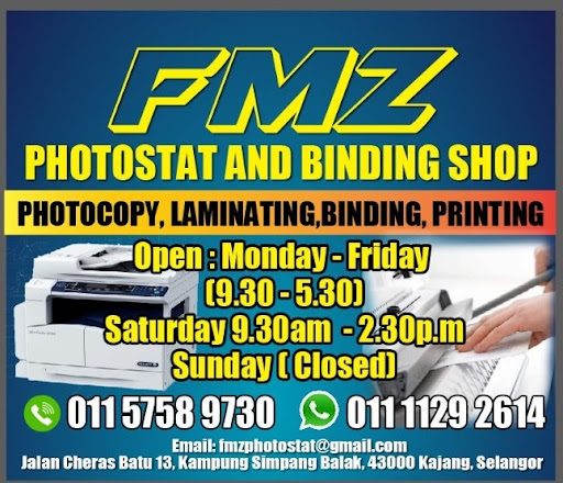 FMZ PHOTOSTAT & BINDING SHOP