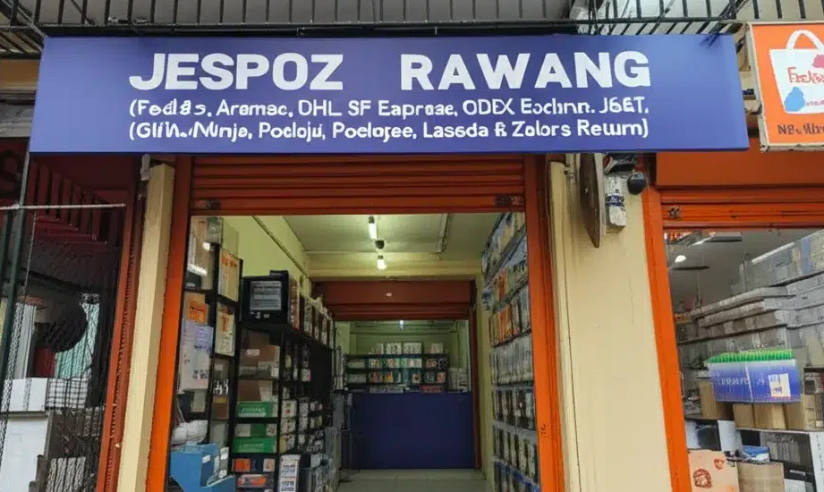 jespoz rawang fedex aramax dhl sf express gdex jt ninja poslaju shopee lazada zalora return