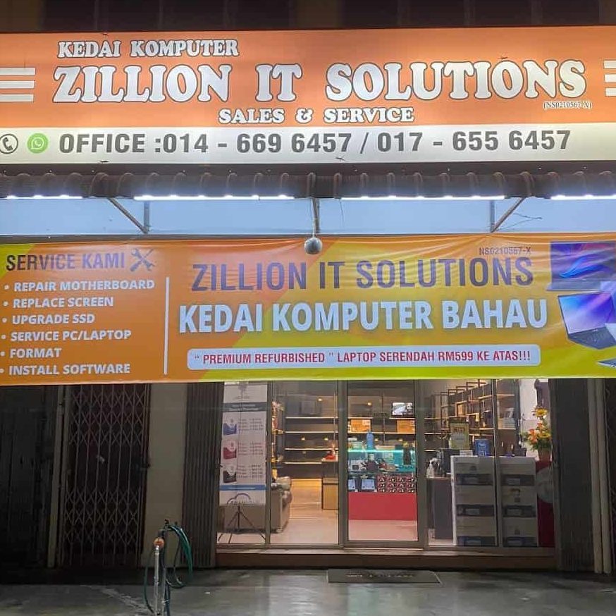 kedai komputer zillion it solutions