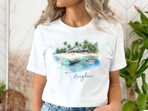langkawi shirt printing