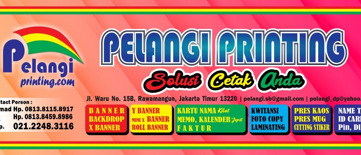 pelangi print