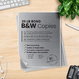 photostat print lamination color bw