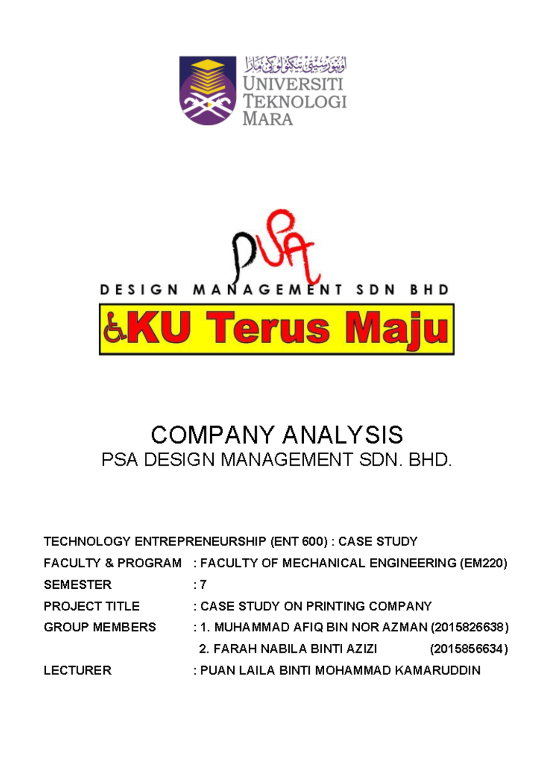 psa design management sdn bhd