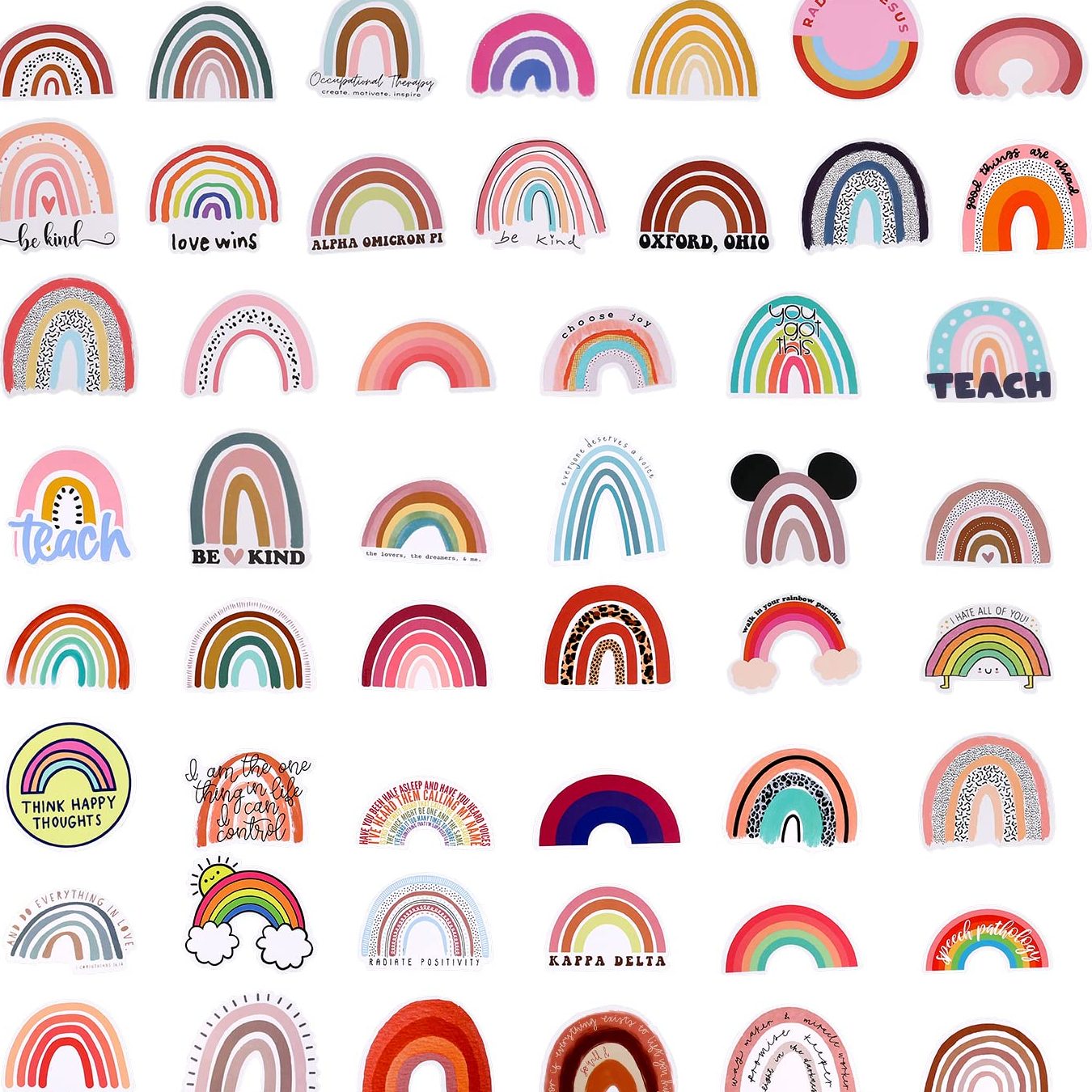 rainbow stickers gallery