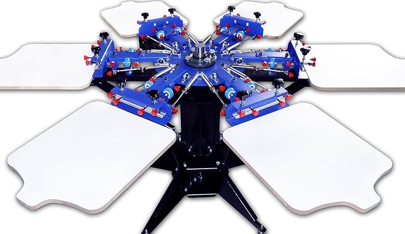 six colour t shirt printing