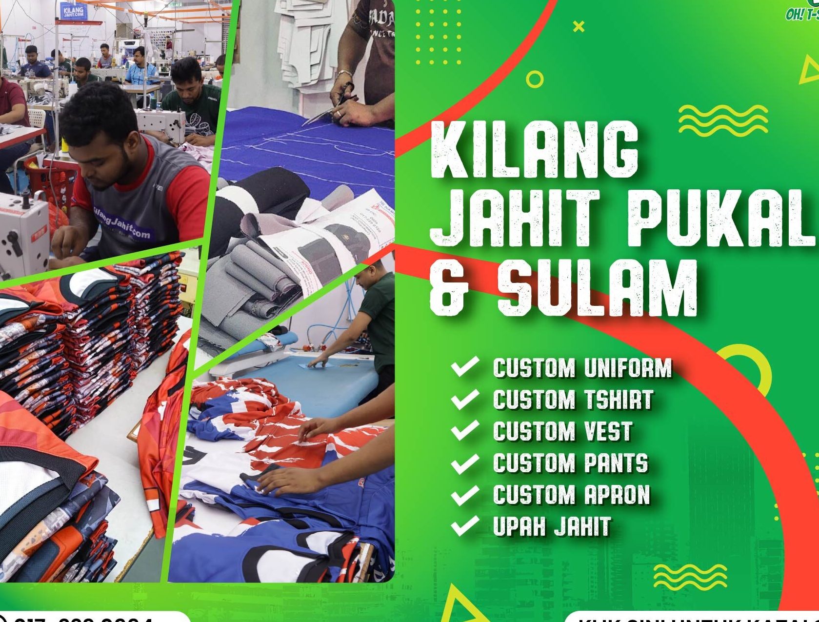 sulam cetak tshirt gift banner