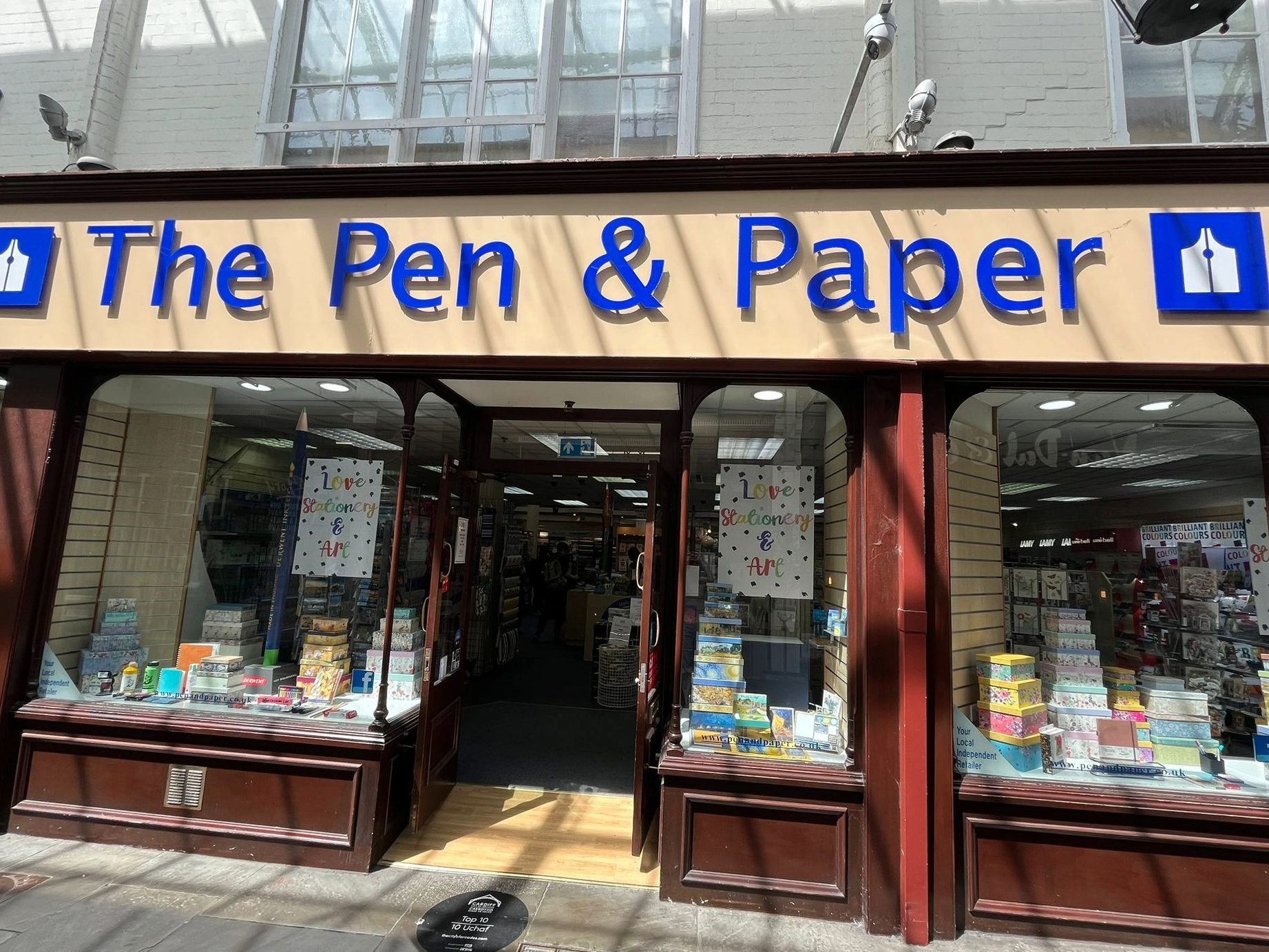 the pen paper stationery