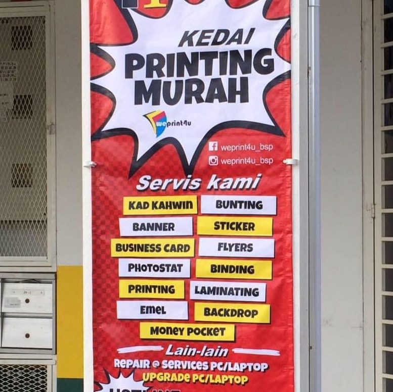 weprint4u bandar saujana putra