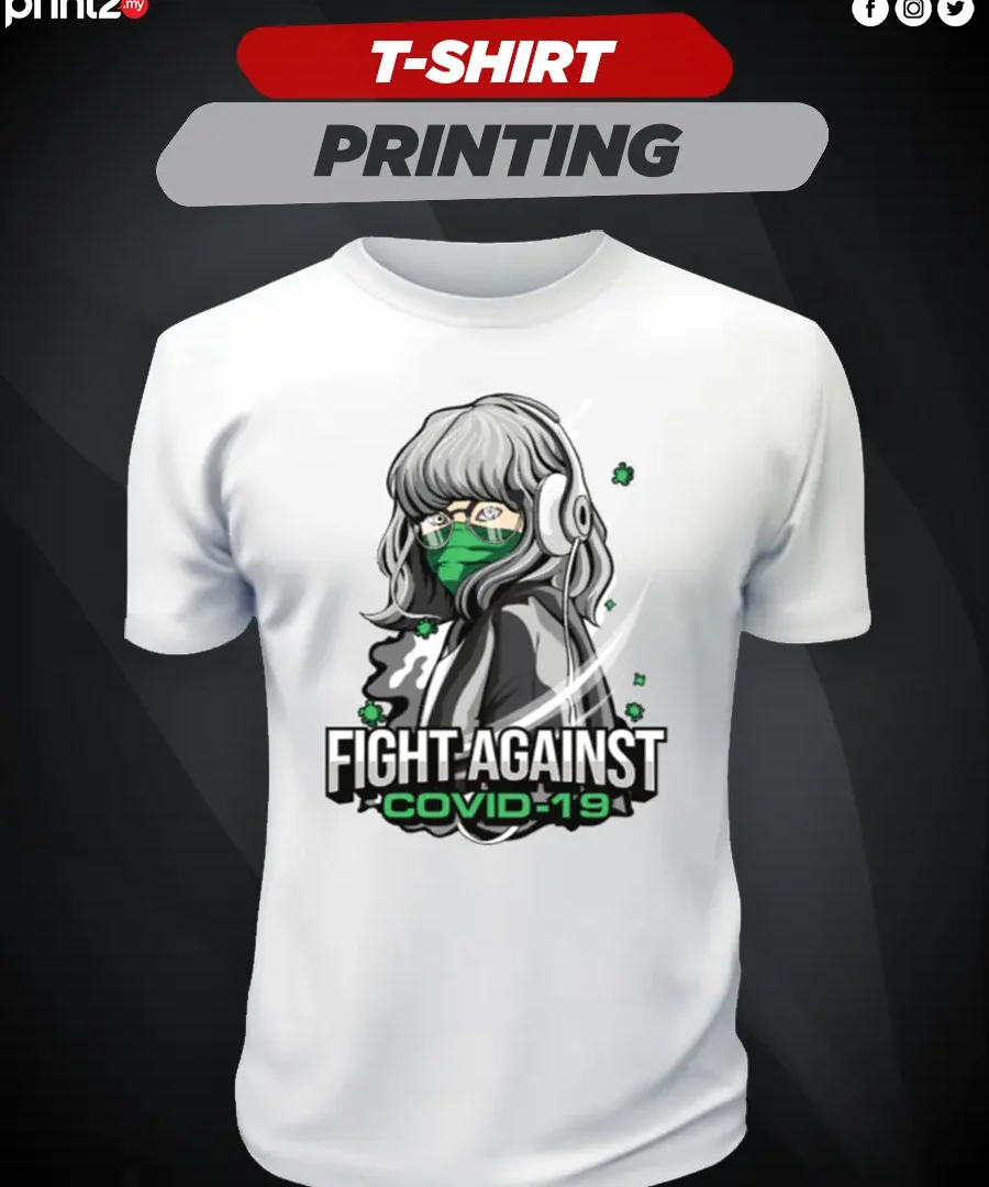 yu mei enterprise sticker printing t shirt printing baju koporate